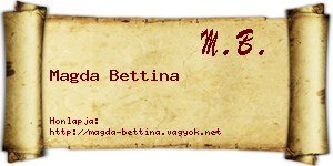 Magda Bettina névjegykártya